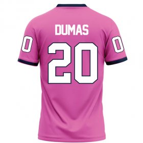 Chavaris Dumas #20 Pink Elite Football Jersey - Limited edition Racers game day uniform Chavaris Dumas #20 Pink Elite Football Jersey - Limited edition Racers game day uniform