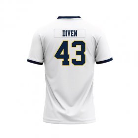 Connor Diven #43 White Stitched Football Jersey - Custom name and number Racers jersey Connor Diven #43 White Stitched Football Jersey - Custom name and number Racers jersey